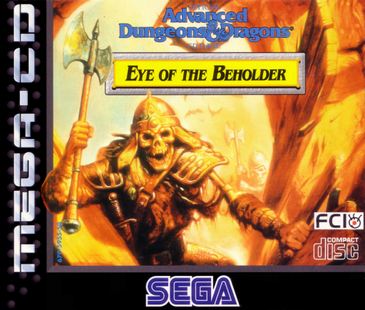 Eye of the Beholder (USA) Sega CD Game Cover